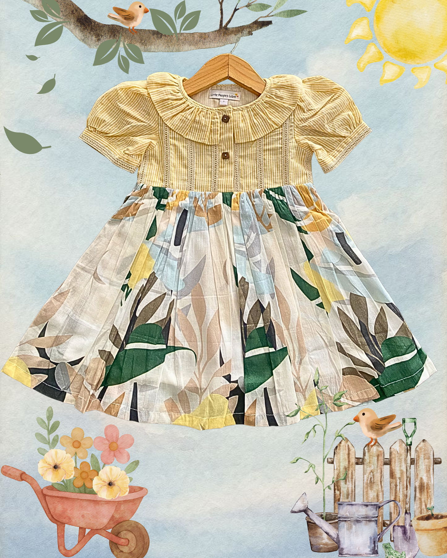 The Olive Picnic Dress