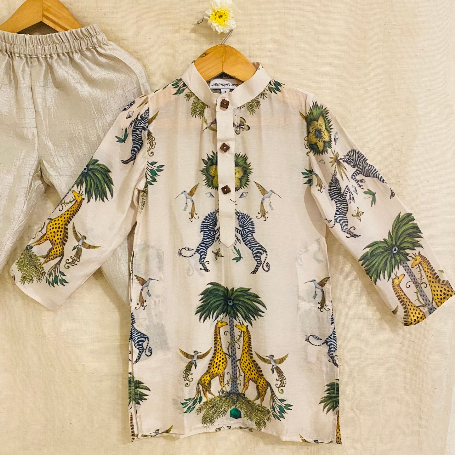 Ivory Safari Kurta Set