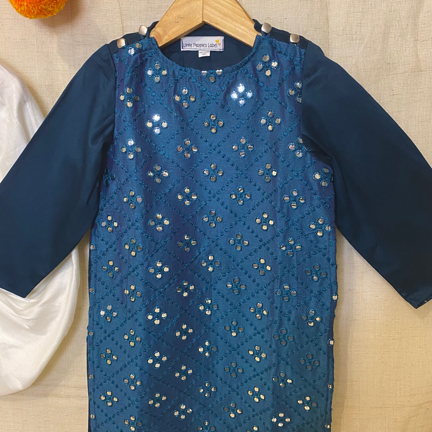 Mirror Work Kurta & Dhoti Set
