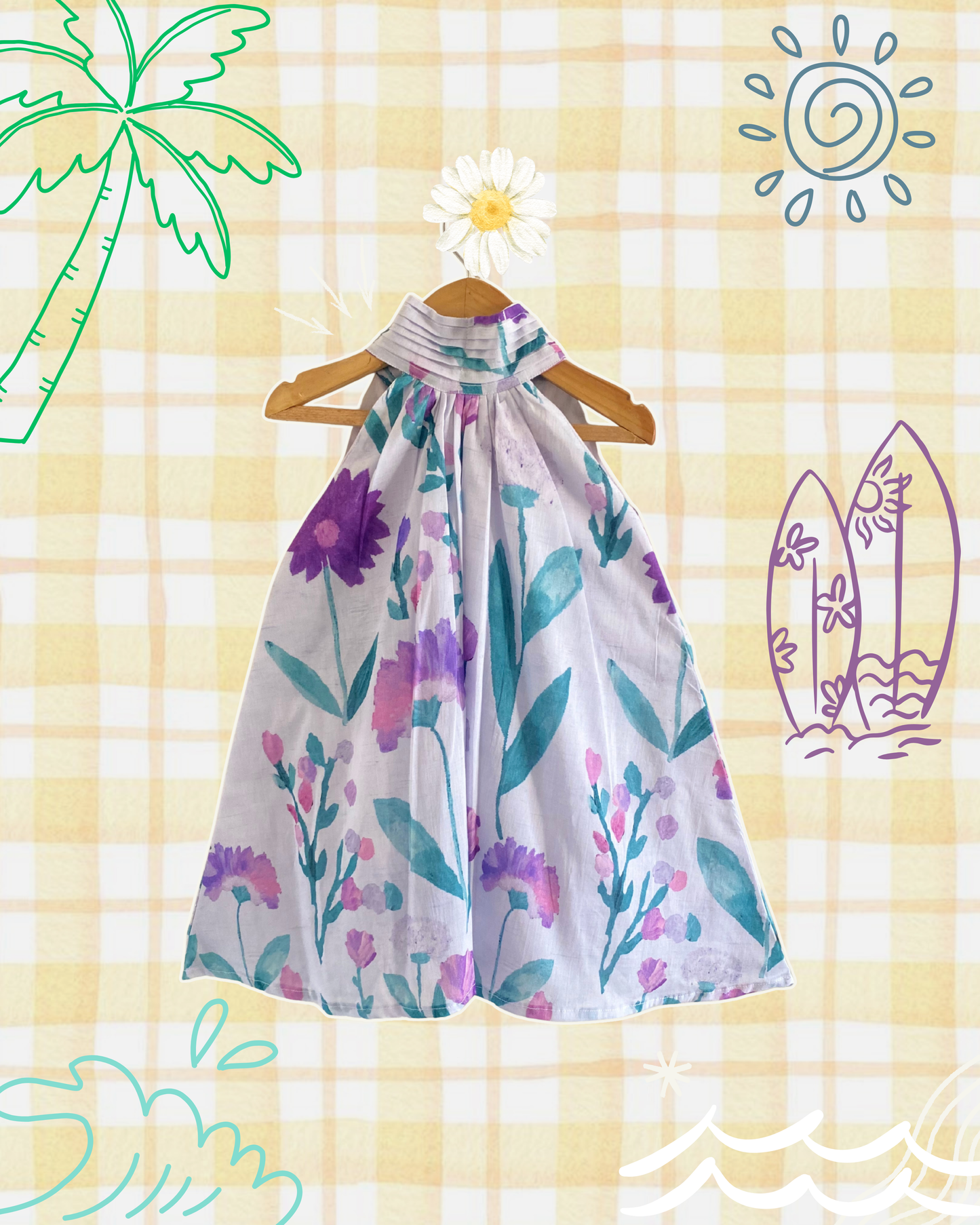 Mul Halter Dress