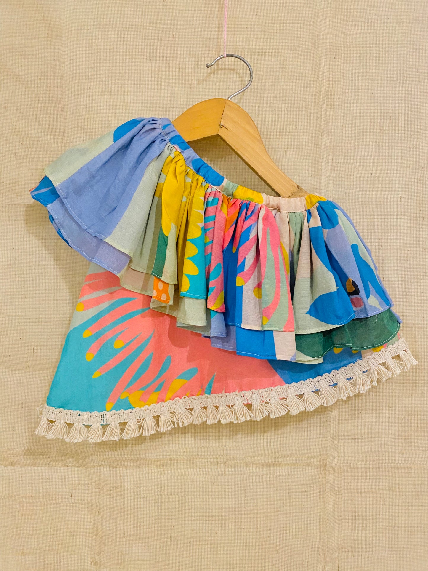 Jadoo One Shoulder Festive Coord Set