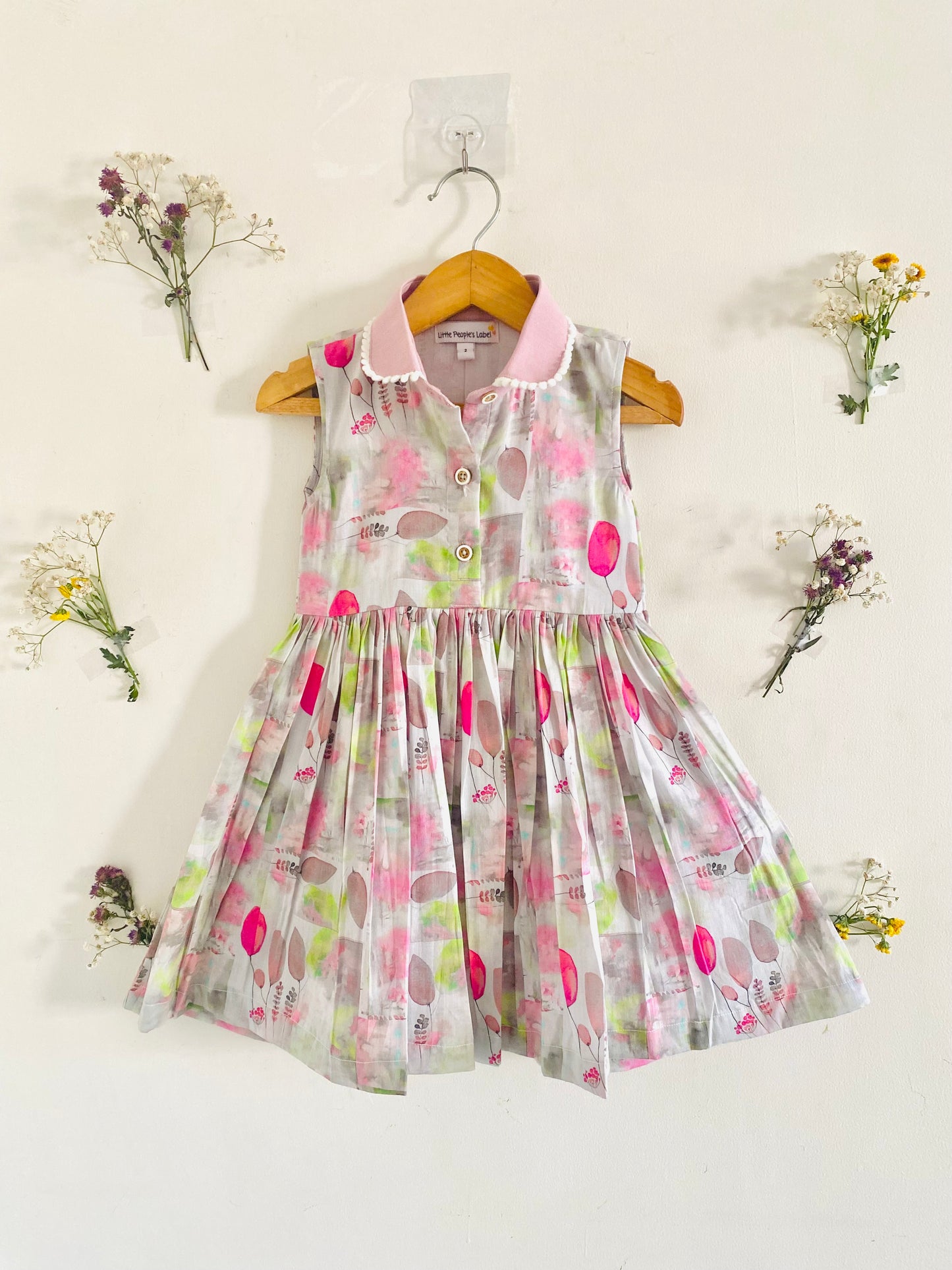 Watercolor Paint Mul Summer Dress