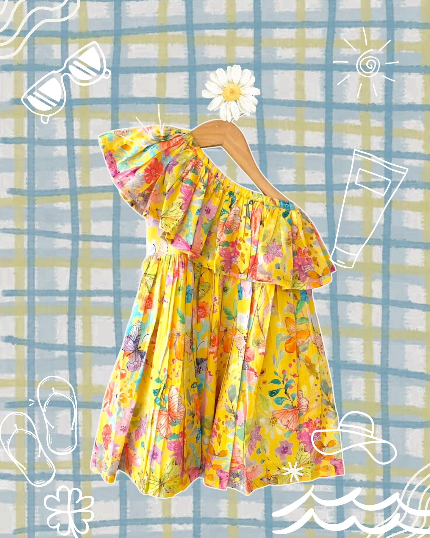 One Shoulder Mul Dress