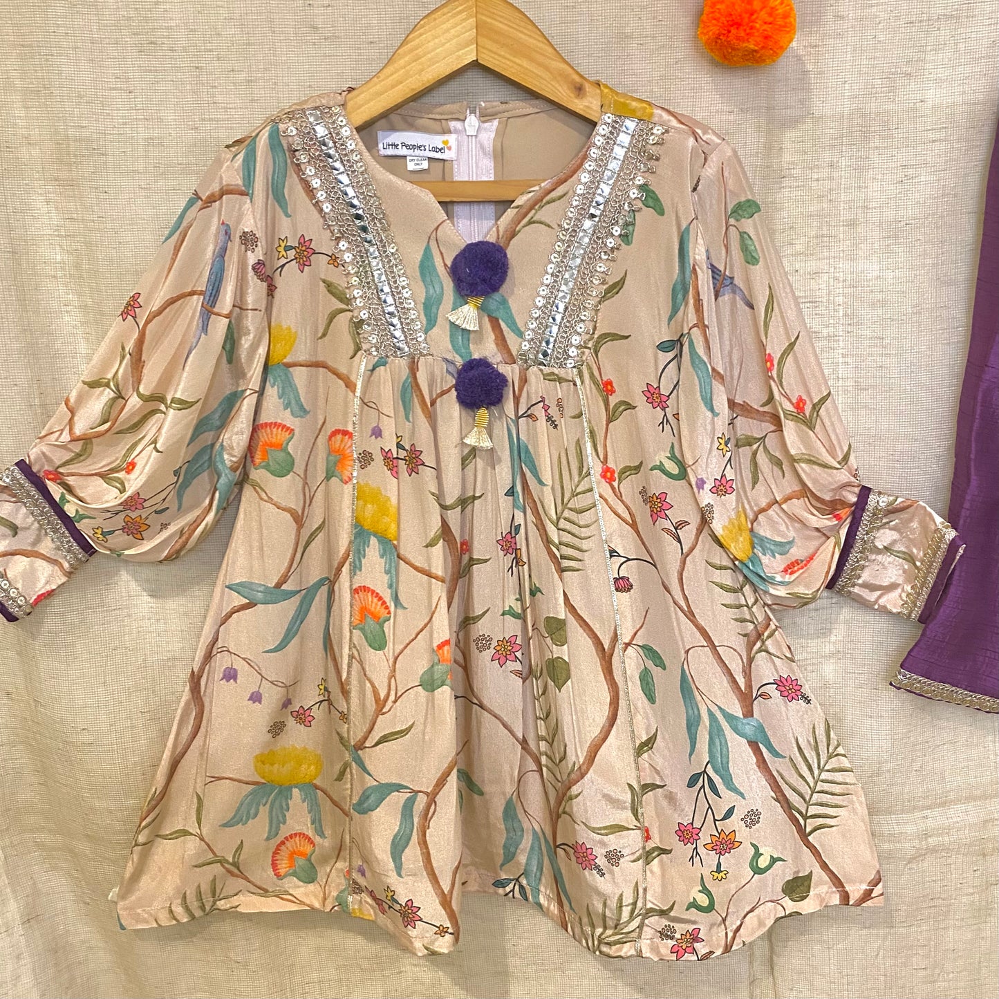Floral Boxy Kurta Set