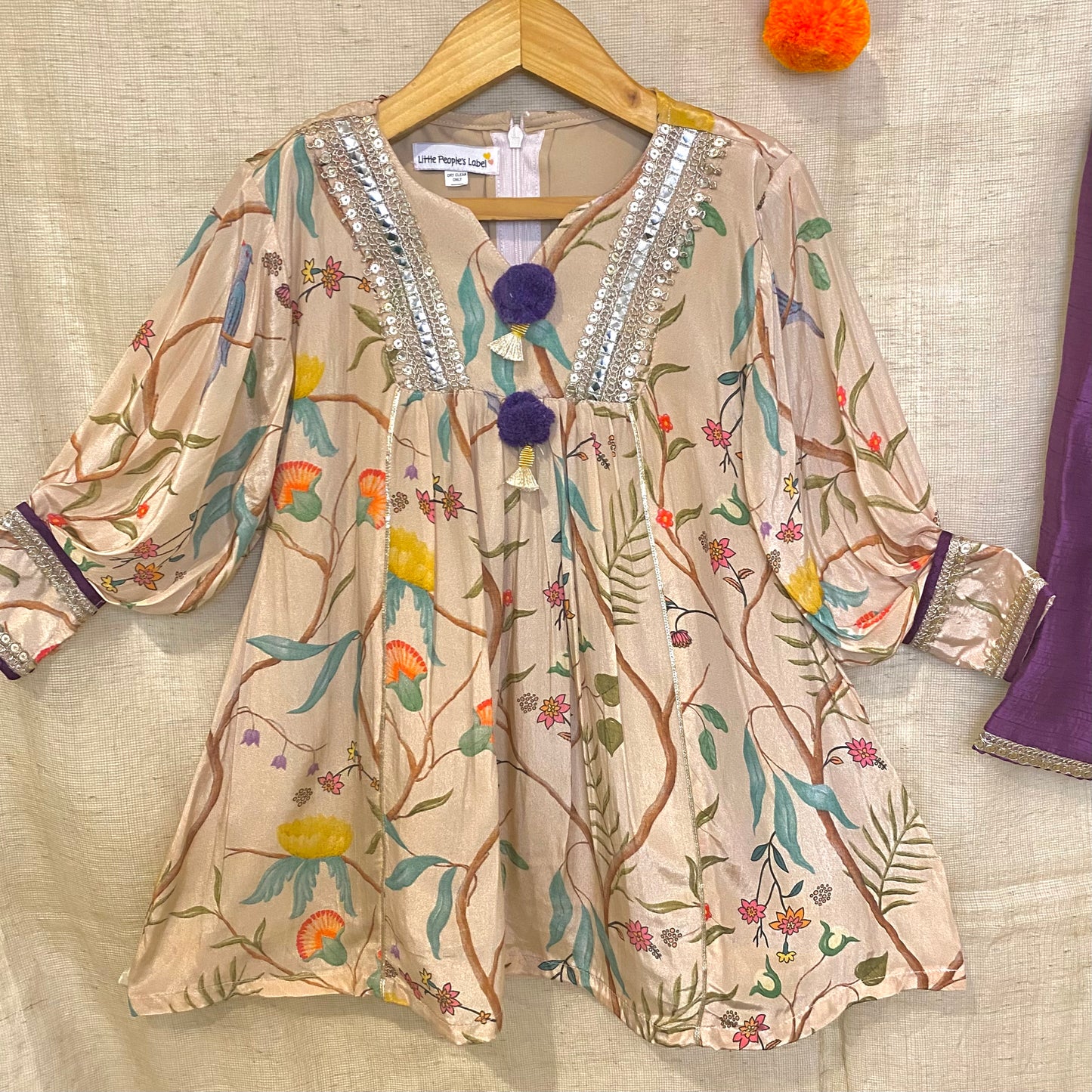 Floral Boxy Kurta Set