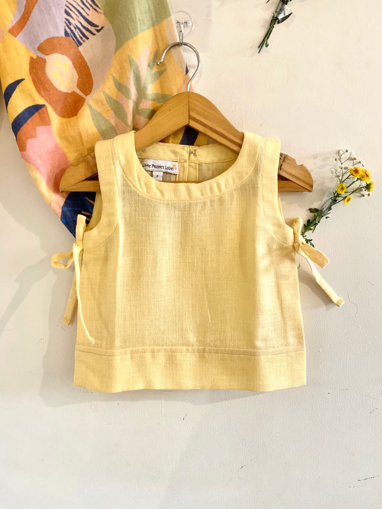 Cropped Top-Balloon Pants Coord Set