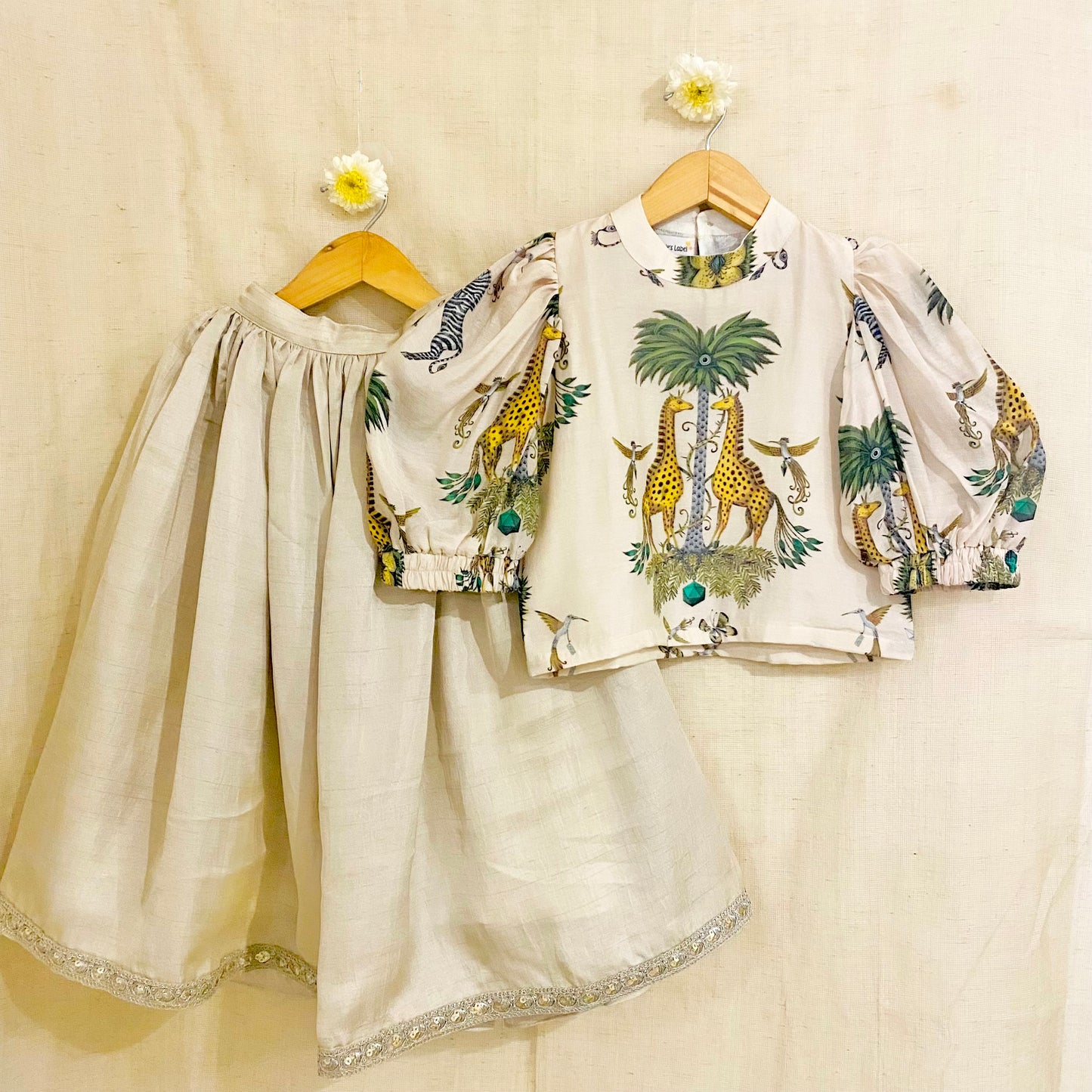 Ivory Safari Lehenga