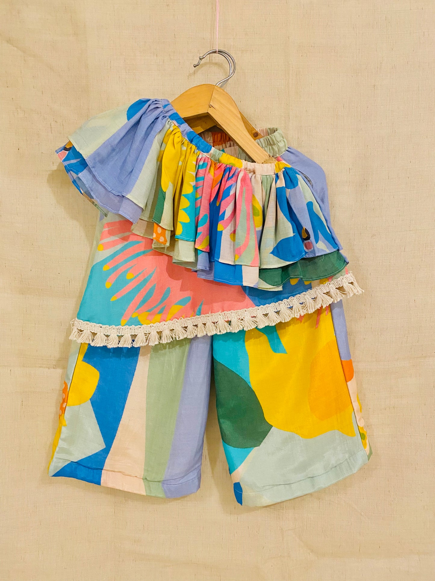 Jadoo One Shoulder Festive Coord Set