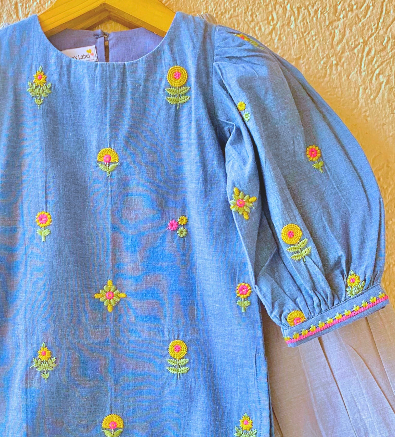Neel Dhund Kurta set with Afghan pants