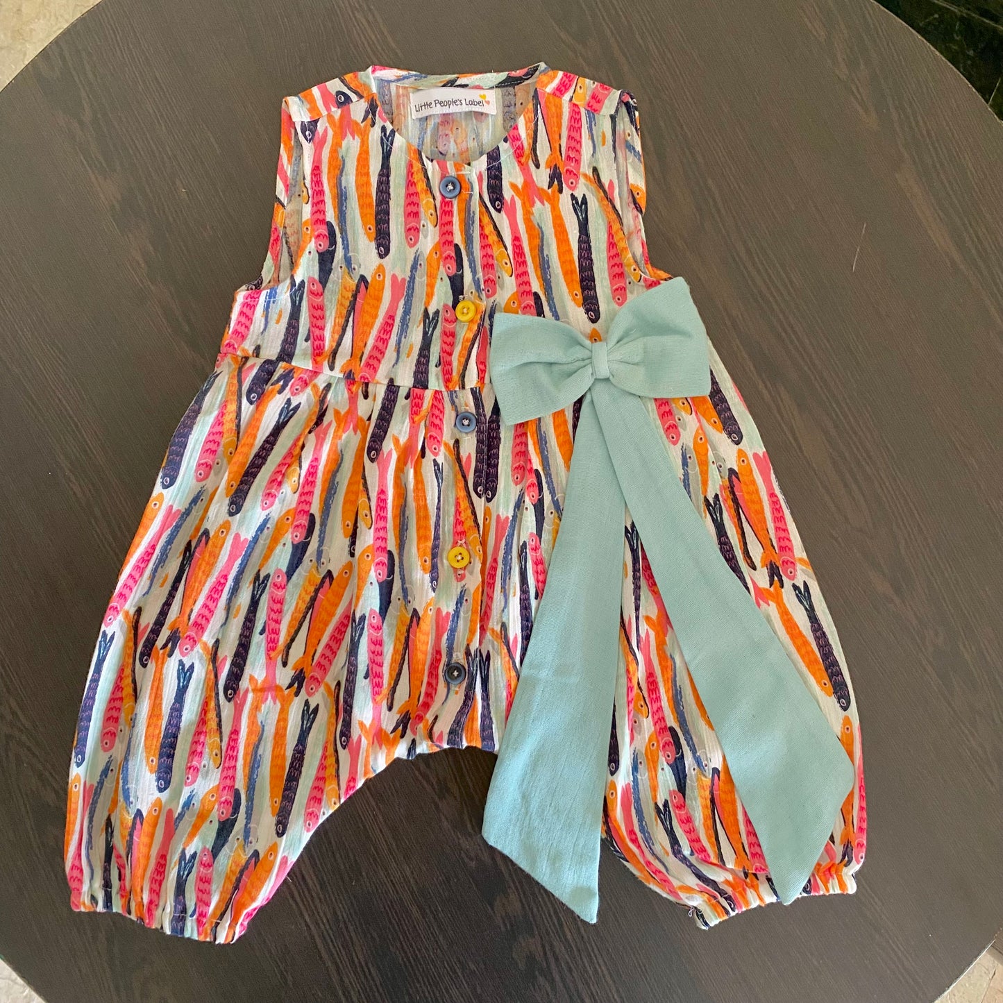 FISH BOW ROMPER