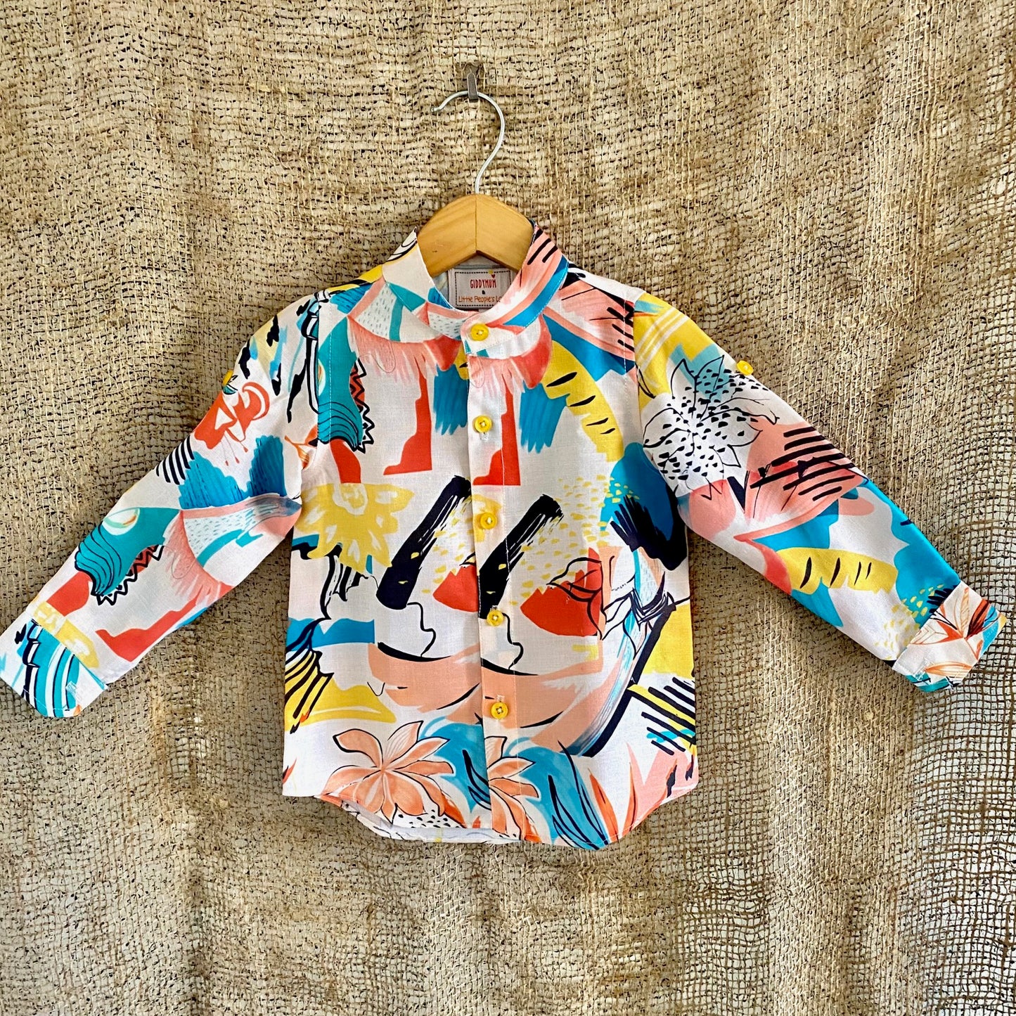 ABSTRACT PRINT SHIRT (MULTI)