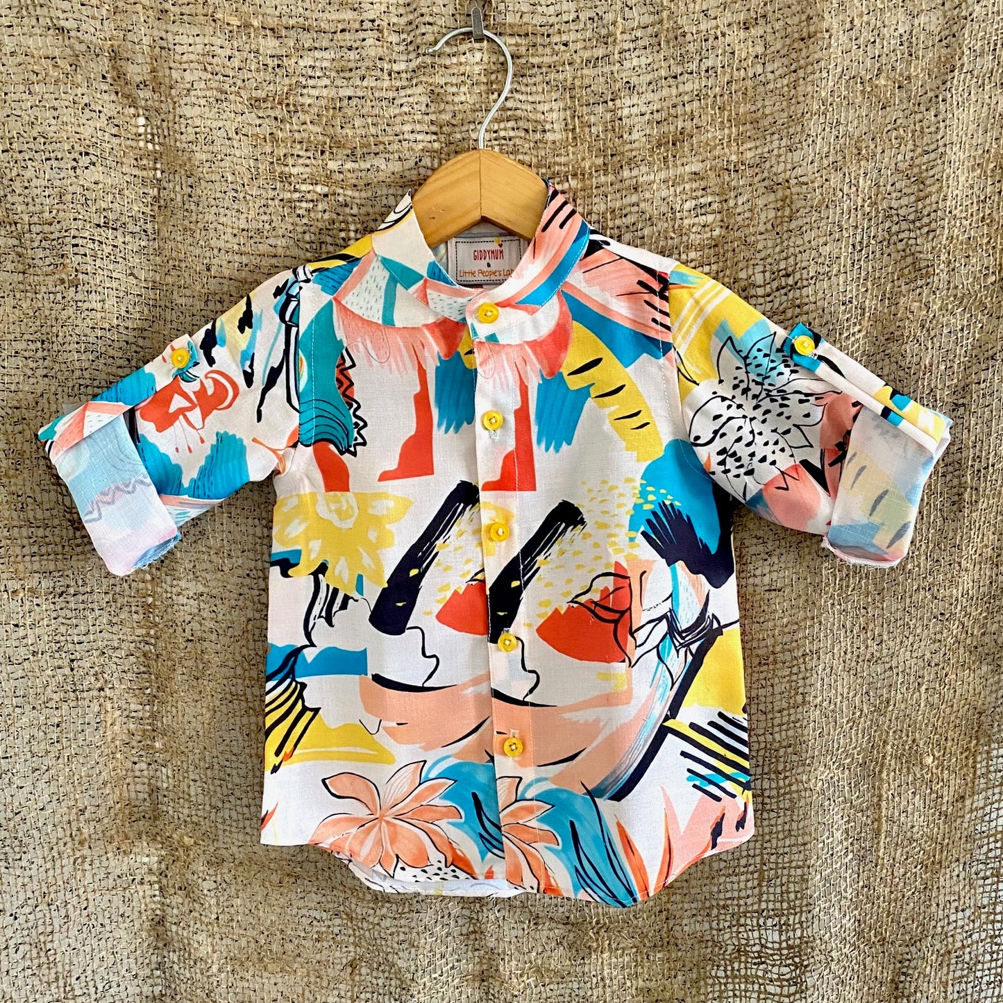 ABSTRACT PRINT SHIRT (MULTI)