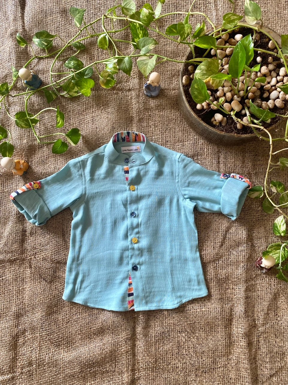 TEAL SUMMER SHIRT