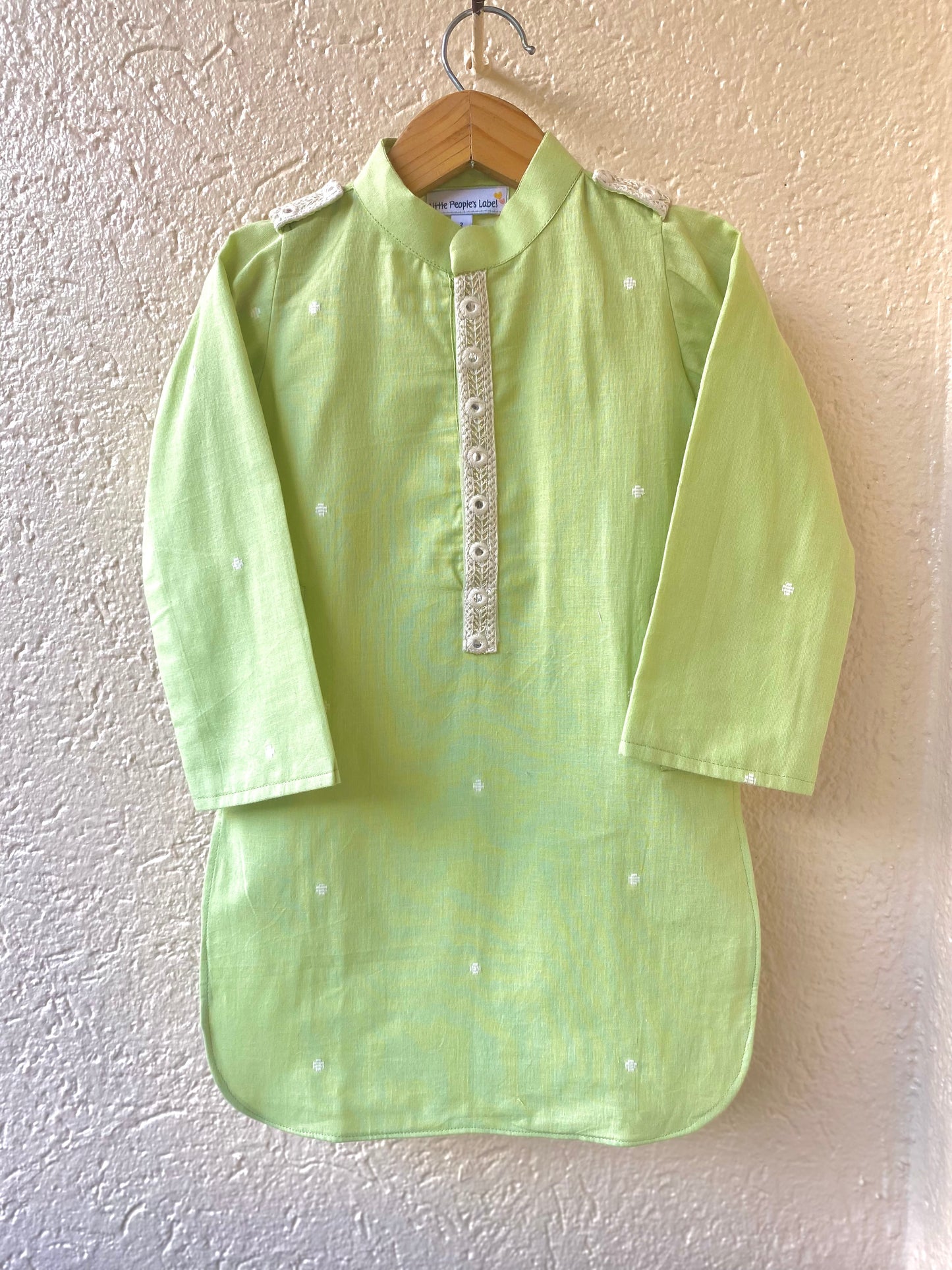 South Cotton Kurta Set (Mint)