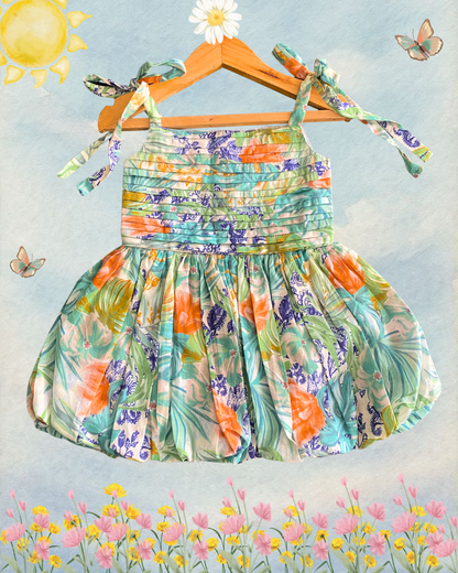 The Tropical Bubble Dress