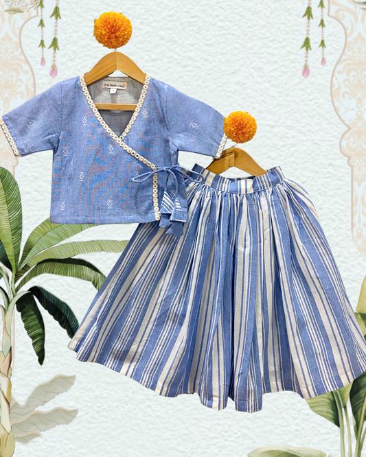 Azure Lehenga Set