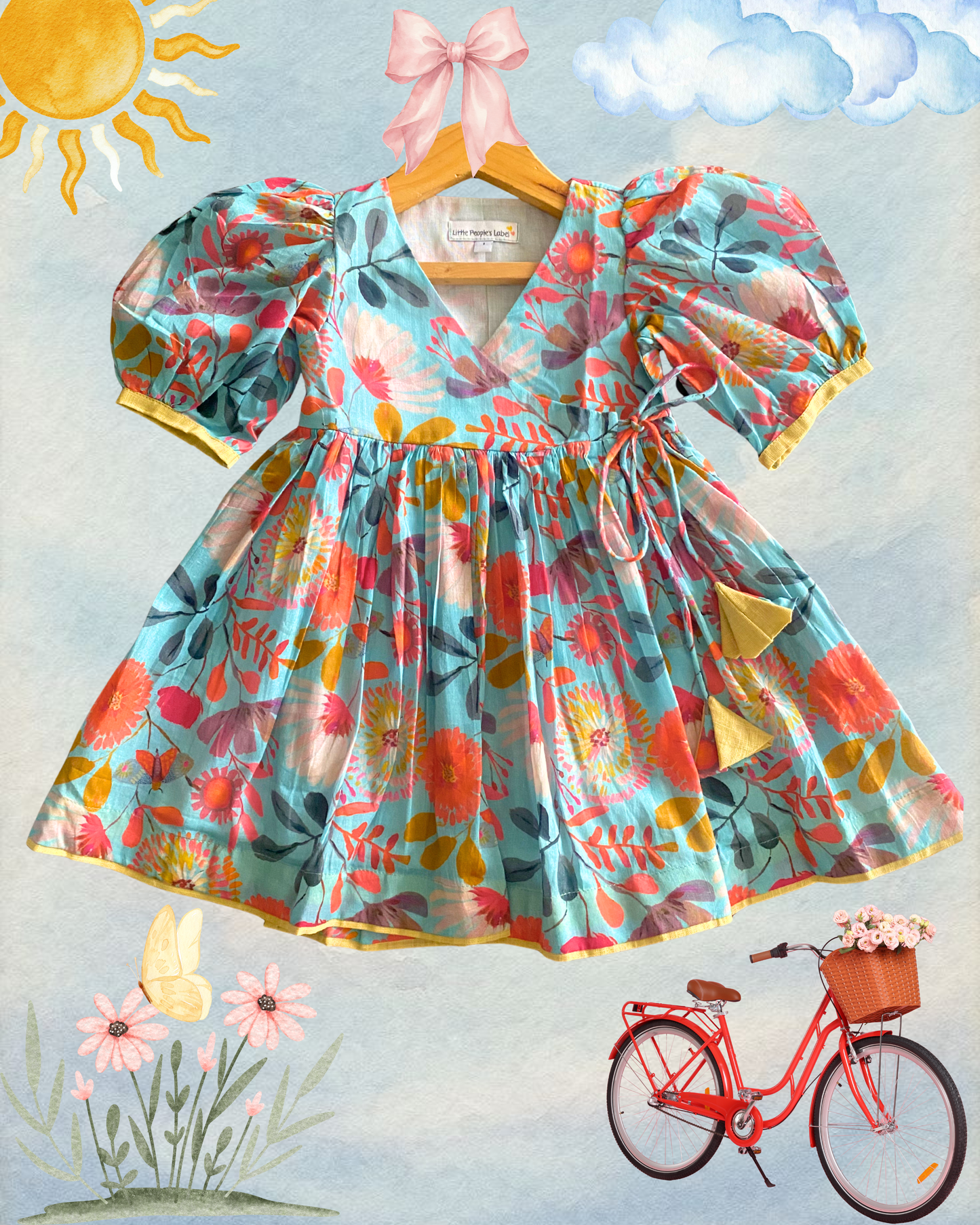 The Wildflower Angarakha Dress