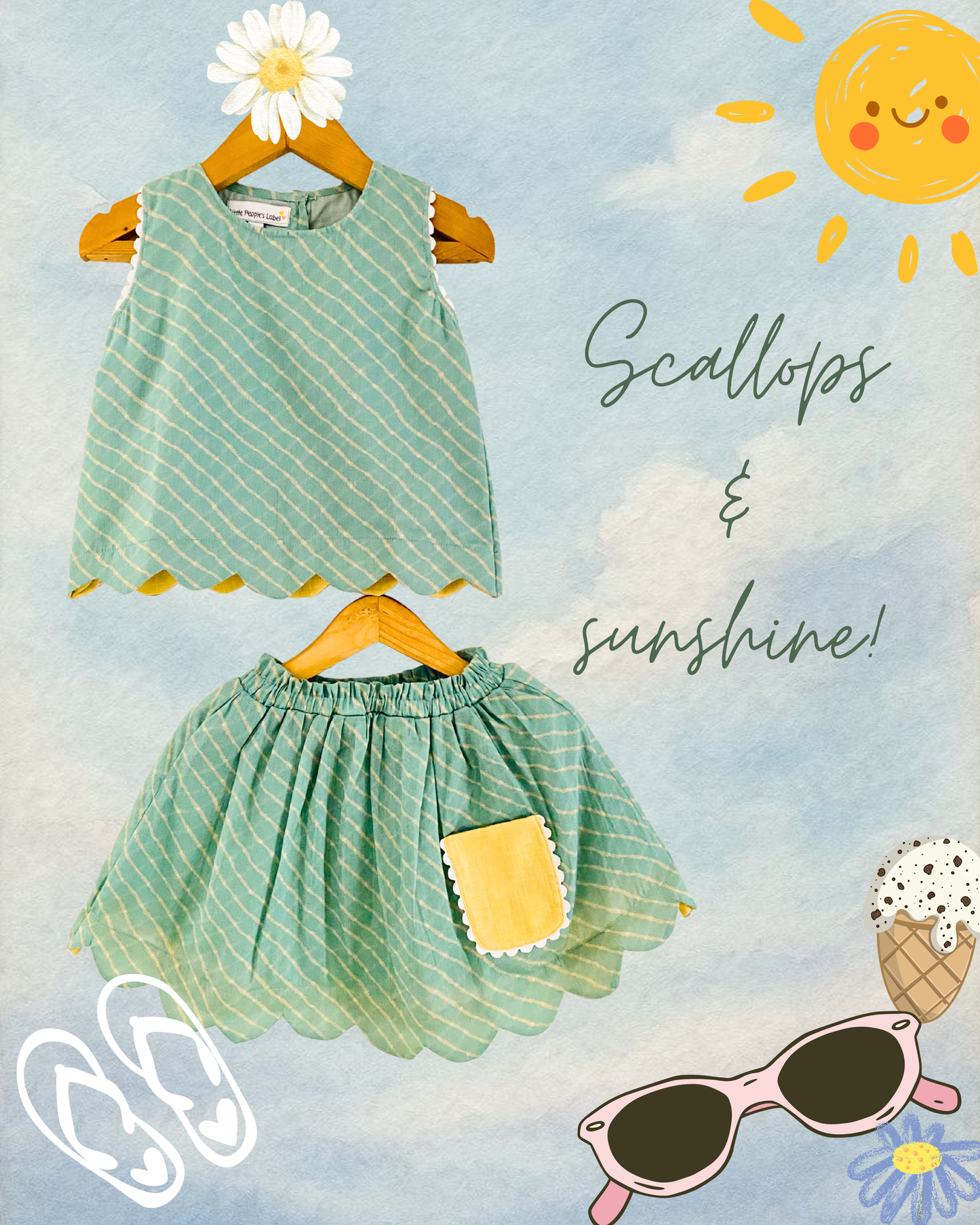 The Scallop & Sunshine Set