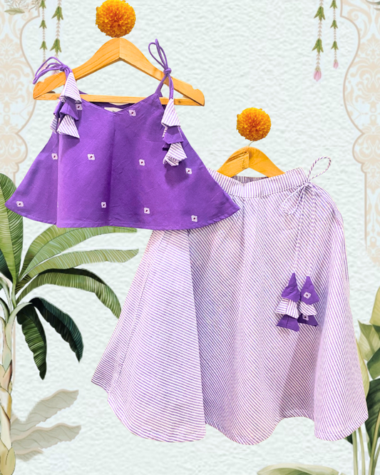 The Periwinkle Lehenga Set
