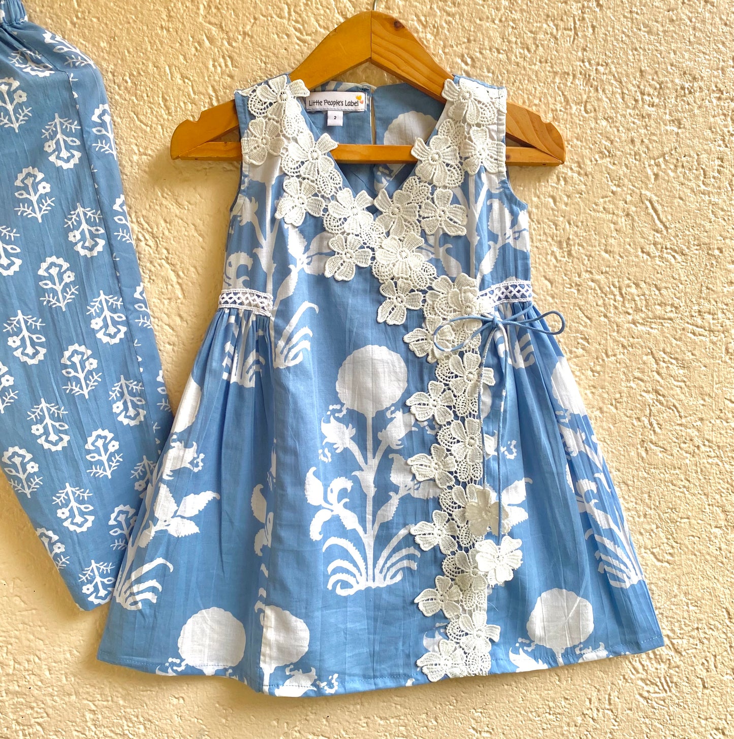 Powder Blue Angarakha Set