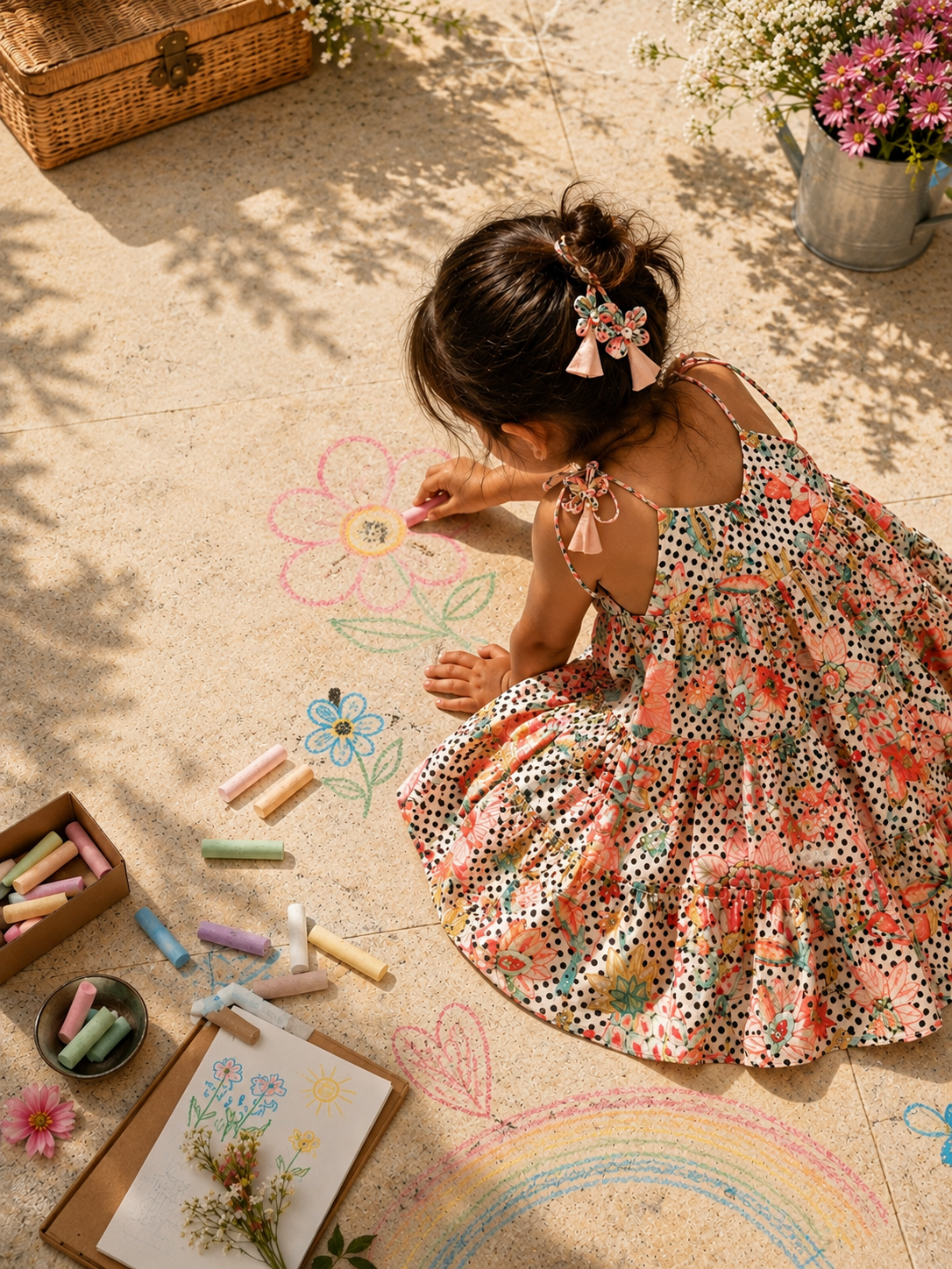 The Polka & Petals Dress