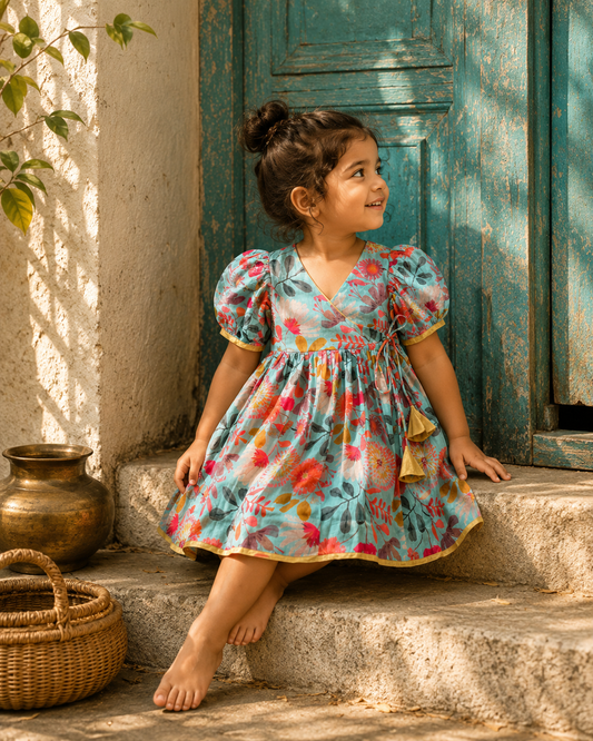 The Wildflower Angarakha Dress