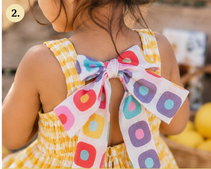 The Buttercup Checked Dress