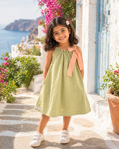 The Little Switch Reversible Linen Dress